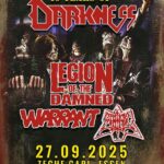 DARKNESS – `40 Years` Show (LEGION OF THE DAMNED, WARRANT, SPIHNX)