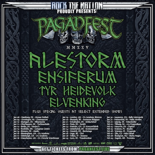 You are currently viewing Paganfest Tour zurück nach 10 Jahren: ALESTORM, ENSIFERUM, TÝR …