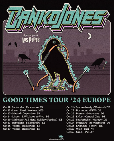 You are currently viewing DANKO JONES – „Good Times“ European Tour 2024 kommt nach Deutschland