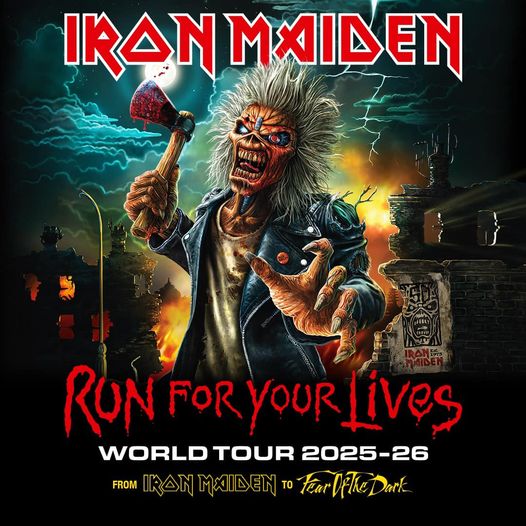 You are currently viewing IRON MAIDEN – Verkünden „Run For Your Lives“ 2025 World Tour!