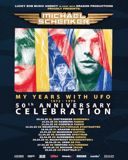 You are currently viewing MICHAEL SCHENKER  – „My Years With UFO“ Tour 2025