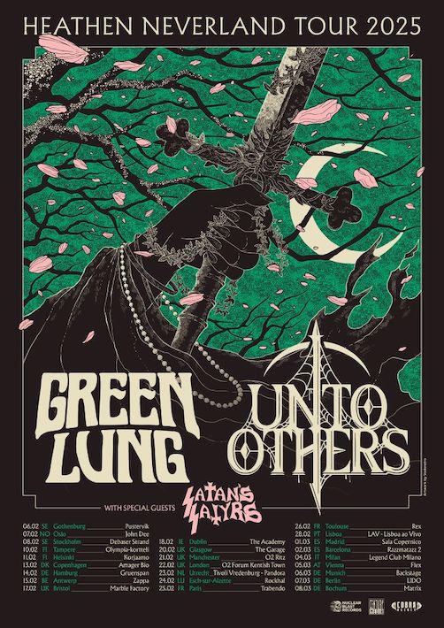 You are currently viewing UNTO OTHERS  & GREEN LUNG  – “Heathen Neverlands” European Tour 2025