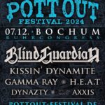 POTT OUT, ROCK OUT, & KNOCK OUT Festival – BLIND GUARDIAN, KISSIN´ DYNAMITE und AXXIS komplettieren Lineup