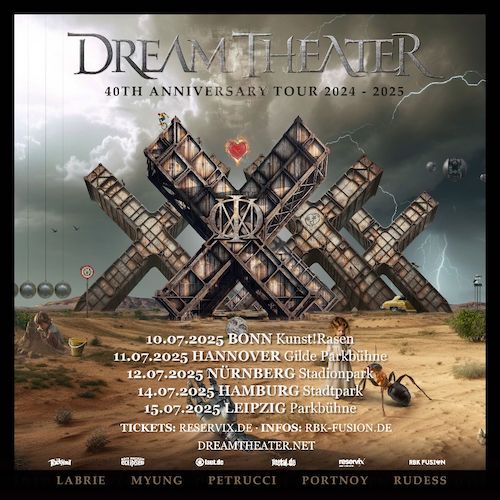 You are currently viewing DREAM THEATER – Neue Termine zur “40th Anniversary Tour“