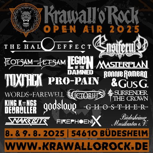 You are currently viewing KRAWALL’O’ROCK – Line-Up 2025 steht fest: HALO EFFECT, ENSIFERUM FLOTSAM & JETSAM, PRO-PAIN u.v.m.