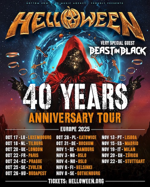 Mehr über den Artikel erfahren HELLOWEEN – `40 Years` Jubiläums-Tour kommt 2025