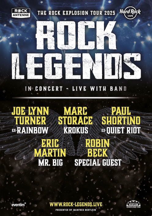 Mehr über den Artikel erfahren ROCK LEGENDS – `The Rock Explosion Tour` mit JOE LYNN TURNER, MARC STORACE, ERIC MARTIN u.a.