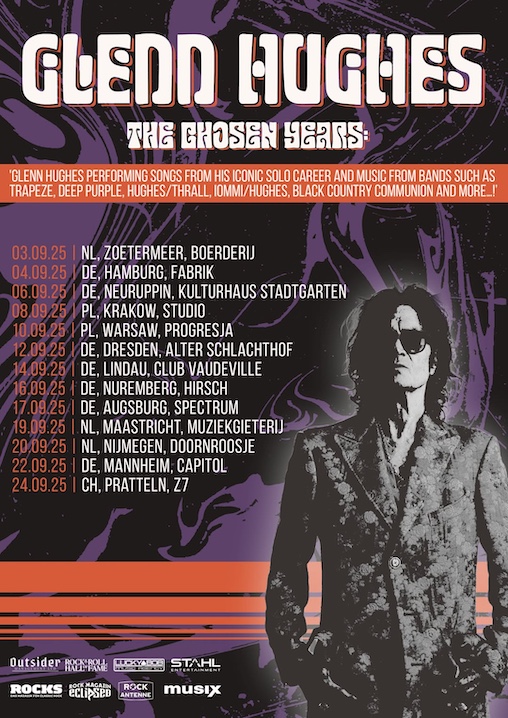 Mehr über den Artikel erfahren GLENN HUGHES – „The Chosen Years“ European Tour 2025