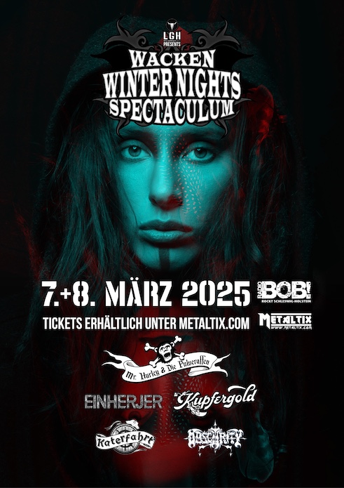 Du betrachtest gerade Wacken Winter Nights Spectaculum 2025 – Mit EINHERJER, MR. HURLEY UND DIE PULVERAFFEN, OBSCURITY u.a.