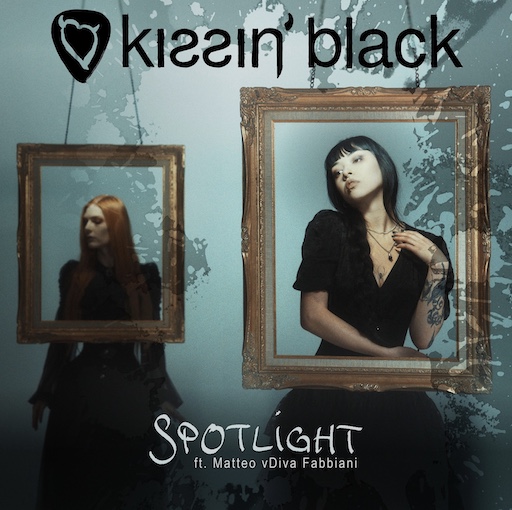 Mehr über den Artikel erfahren KISSIN` BLACK ft. Mattǝo VDiva Fabbiani (Hell Bouleavard) – Dark Rocker stellen `Spotlight` Video vor