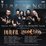 TEMPERANCE – “From Hermitage to Europe” Tour 2025 mit IGNEA & INDUCTION