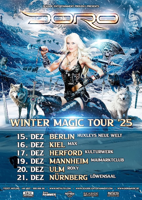 Du betrachtest gerade DORO – Metal Queen kündigt Winter Magic Tour 2025 an