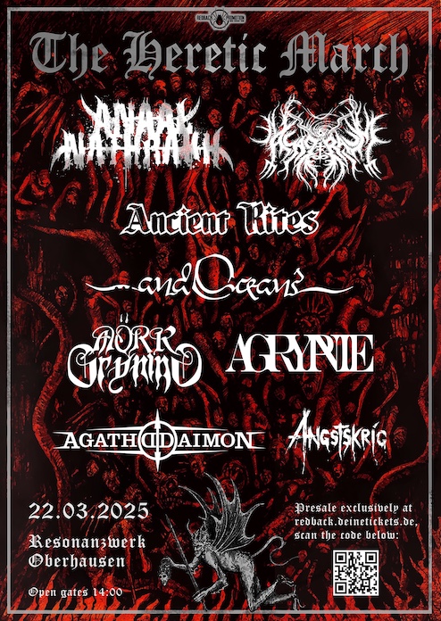 Du betrachtest gerade THE HERETIC MARCH Festival 2025 – Anaal Nathrakh, Asagraum, Agrypnie …