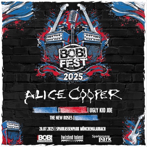 Mehr über den Artikel erfahren BOB! Fest 2025 – Open Air Festival mit ALICE COOPER, UGLY KID JOE u.a.