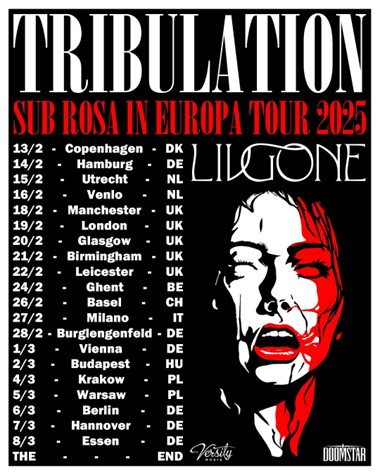 Mehr über den Artikel erfahren TRIBULATION – “Sub Rosa In Æternum” Tour mit LIVGONE steht bevor