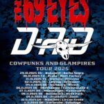 THE 69 EYES & D-A-D – Gemeinsame ”Cowpunks and Glampires” Tour 2025