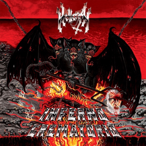 Du betrachtest gerade HELLCRASH – Traditionelle Speed Metaller mit “Inferno Crematörio“ Full Album Stream