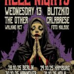 WEDNESDAY 13, BLITZKID, THE OTHER, CALABRESE – „Hell Nights“ 2025