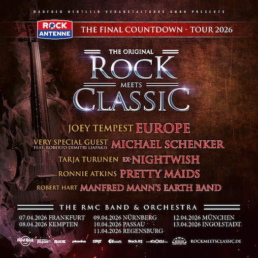 Mehr über den Artikel erfahren Rock Meets Classic 2026 – Line-Up erweitert : JOEY TEMPEST & ROBERT HART