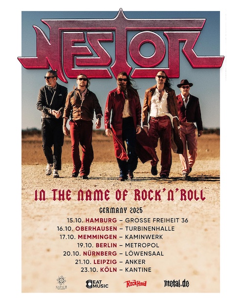Du betrachtest gerade NESTOR – “In The Name Of Rock’N’Roll“ Tour 2025