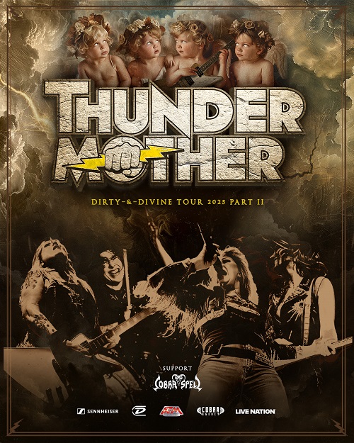 Du betrachtest gerade THUNDERMOTHER – „Dirty & Divine“ Tour 2025 wird fortgesetzt
