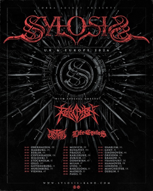 Du betrachtest gerade SYLOSIS & REVOCATION –  EU/UK Tour 2026 mit DISTANT und LIFE CYCLES