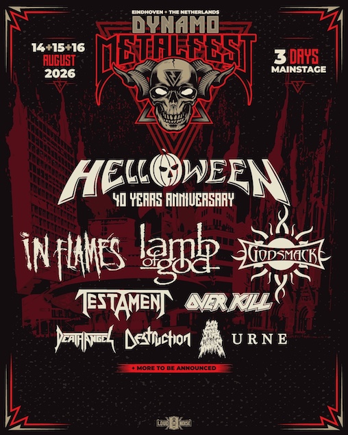 Du betrachtest gerade Dynamo Metalfest – Erste Bandwelle für 2026: HELLOWEEN, IN FLAMES, LAMB OF GOD …
