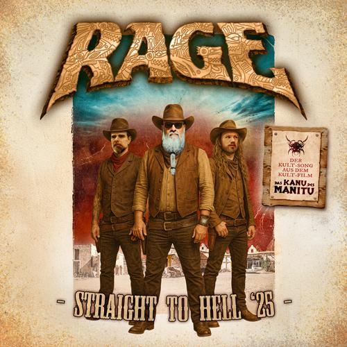 Du betrachtest gerade RAGE – `Straight To Hell` 2025 vom “Das Kanu des Manitu“ Soundtrack