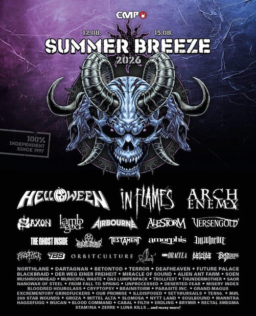 Mehr über den Artikel erfahren Summer Breeze 2026 – 21 neue Bands für 2026: SAXON, THY ART IS MURDER, GRAND MAGUS …