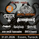 Testimony Records Festival – ASPHYX , SLAUGHTERDAY , ANTROPOMORPHIA u.a.
