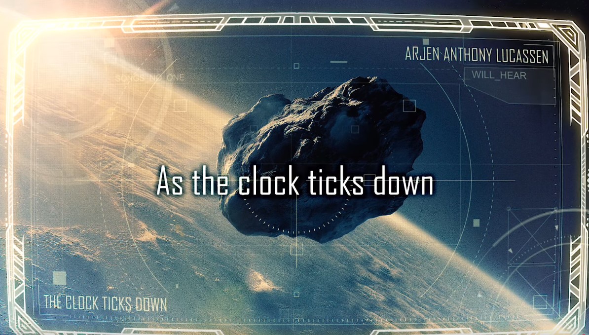 Mehr über den Artikel erfahren ARJEN ANTHONY LUCASSEN ft. Irene Jansen – `The Clock Ticks Down´ Track im Video