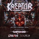 KREATOR – „Krushers Of The World“ Europe Tour 2026 (CARCASS, EXODUS, NAILS)