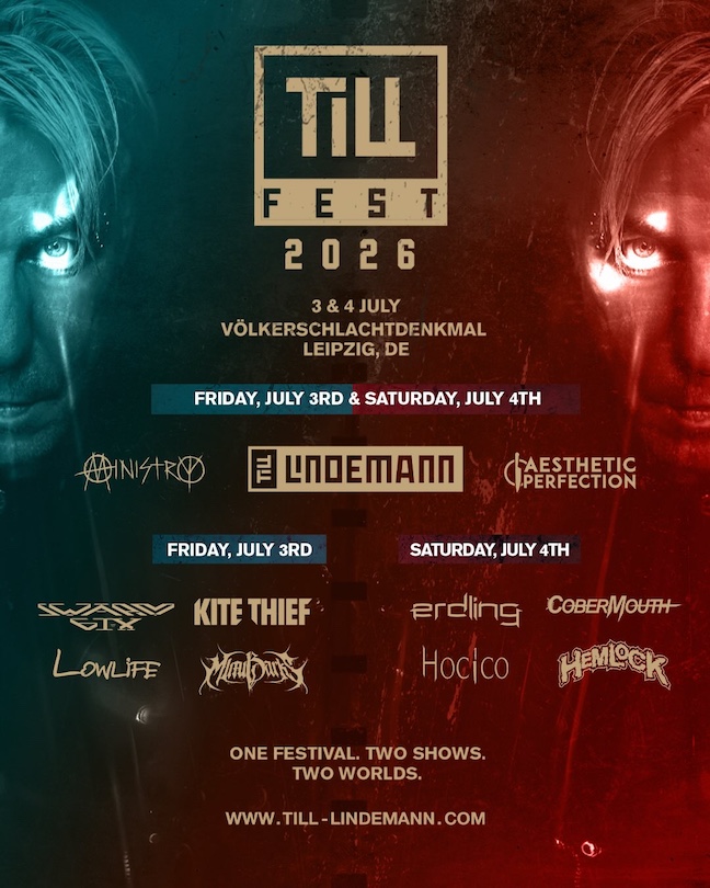 Du betrachtest gerade TILL LINDEMANN – “Tillfest“ Line-Up 2026 steht fest