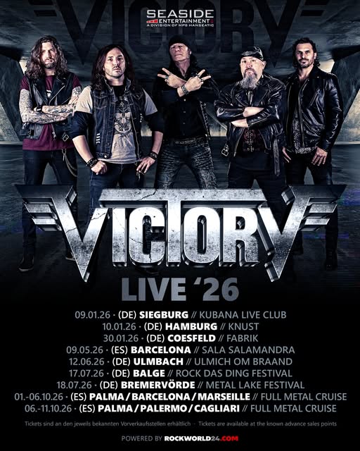 Du betrachtest gerade VICTORY – Neue Live-Termine für 2026