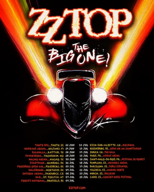 Du betrachtest gerade ZZ TOP  – “The Big One“ European Tour 2026 angekündigt