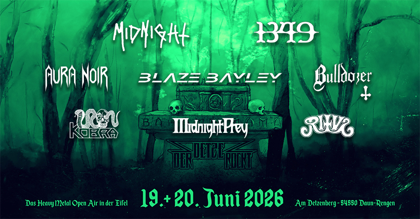 Du betrachtest gerade Der Detze Rockt – 2026 mit RIOT, BLAZE BAYLEY, 1349 …
