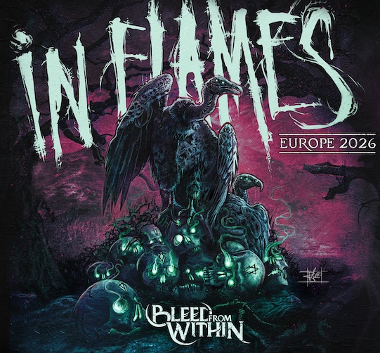 Du betrachtest gerade IN FLAMES – European Summer Tour für 2026 geplant