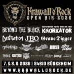 KRAWALL’O’ROCK Open Air 2026 –  BEYOND THE BLACK , GRAVE DIGGER, TANKARD , JBO u.v.m.