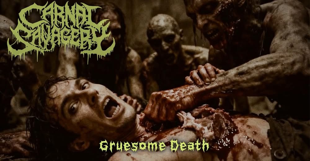 Mehr über den Artikel erfahren CARNAL SAVAGERY  – Zombie-Clip zu `Gruesome Death` ist online