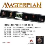 MASTERPLAN – „Metalmorphosis“ Tour 2026 – Deutschland und NL Shows angekündigt