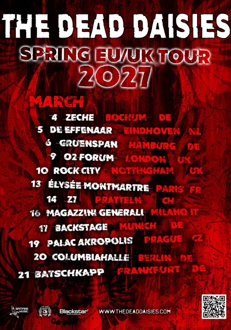 Mehr über den Artikel erfahren THE DEAD DAISIES – Spring EU/UK Tour 2027 angekündigt