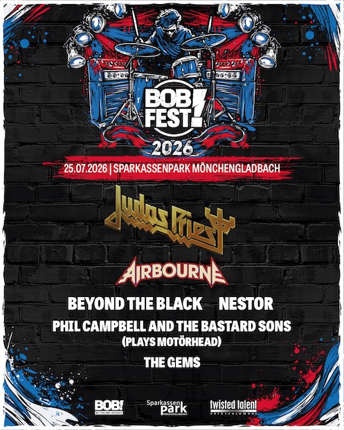 Mehr über den Artikel erfahren BOBfest – Line-Up ist komplett: JUDAS PRIEST, BEYOND THE BLACK, AIRBOURNE …