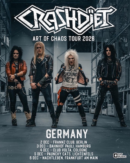 Du betrachtest gerade CRASHDÏET – “Art of Chaos“ Tour 2026 angekündigt