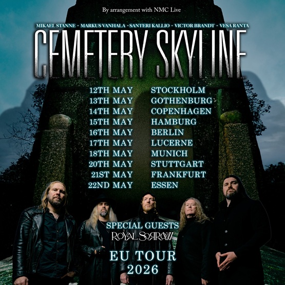 Du betrachtest gerade CEMETERY SKYLINE – EU Tourdates sind da (mit ROYAL SORROW)