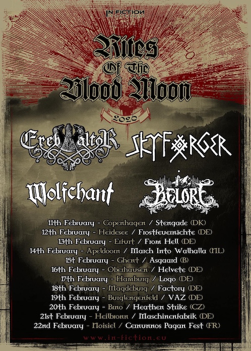 Mehr über den Artikel erfahren EREB ALTOR & SKYFORGER u.a. – “Rites of the Blood Moon“ Tour steht bevor
