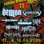 Thrash Speed Burn Festival 2026 mit DEMON, GRINDPAD, KILLER u.v.m.