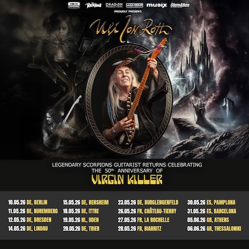 Du betrachtest gerade ULI JON ROTH – “50 Years Of Virgin Killer“ Tour kommt