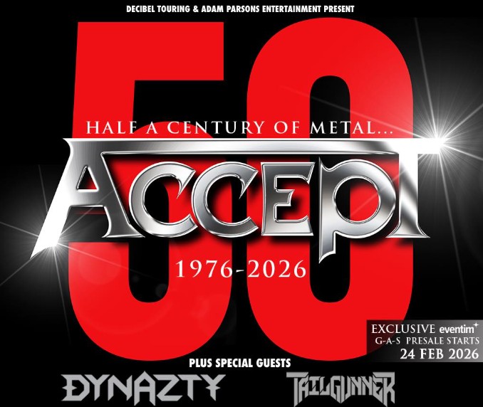 Du betrachtest gerade ACCEPT – „Half A Century Of Metal…“ Shows angekündigt (mit DYNAZTY, TAILGUNNER)