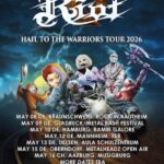 RIOT  – “Hail To Warriors“ Tour 2026 Deutschlandtermine