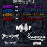 HARD CIRCLE Festivals –  Pott Out, Rock Out, Knock Out & Storm Out: W.A.S.P. , QUEENSRŸCHE , BATTLE BEAST u.a.